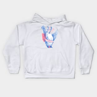 Falling bird Kids Hoodie